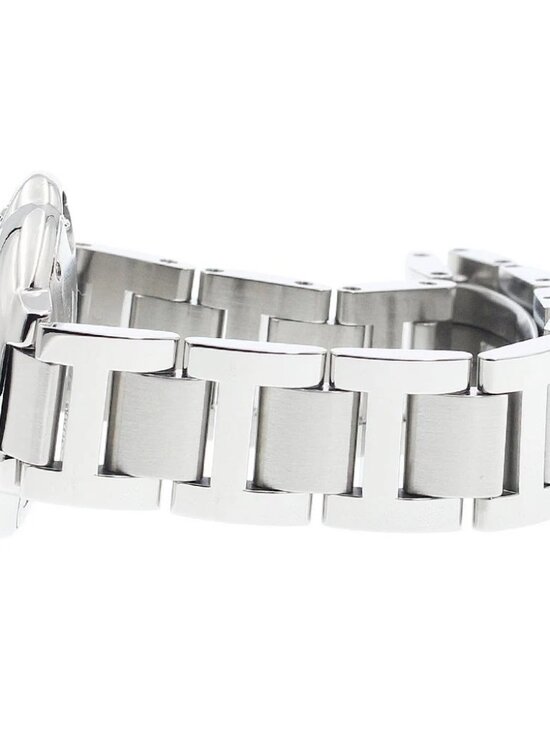 CARTIER Baron blue SM WE902073 11P diamond Quartz Ladies Watch main image 4